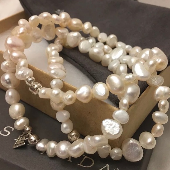 Silpada Goddess Set Of 3 FWP Stretch Bracelets NEW - Picture 10 of 13